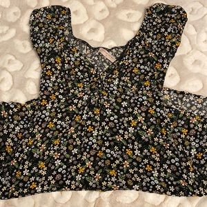 Black Floral Dress